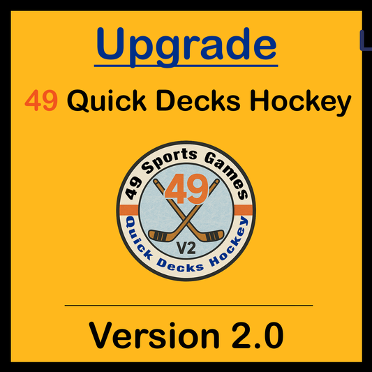 Upgrade to Quick Decks Hockey Version 2