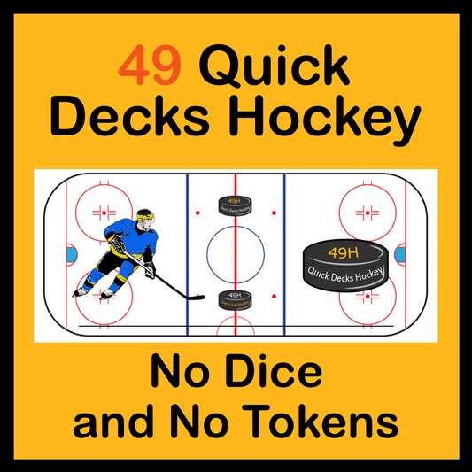 49 Quick Decks Hockey : No Dice and No Tokens